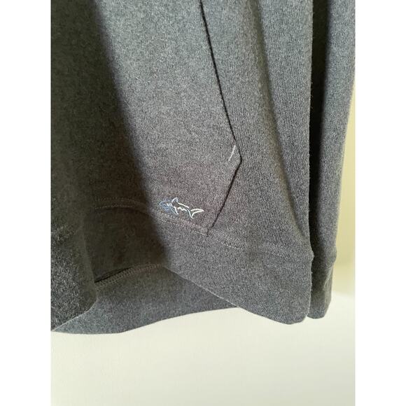 Greg Norman Quarter Zip Hooded Lux Fleece Shirt Gray Size Medium NEW - Picture 4 of 8